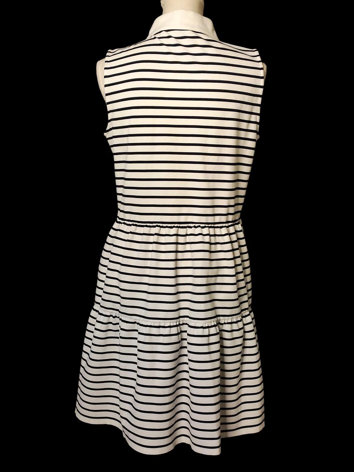 Other Eliza J Nautical Tiered Stripe Dress with V-Neck Collar Size M / US 6-8 / IT 42-44 - 6 Thumbnail