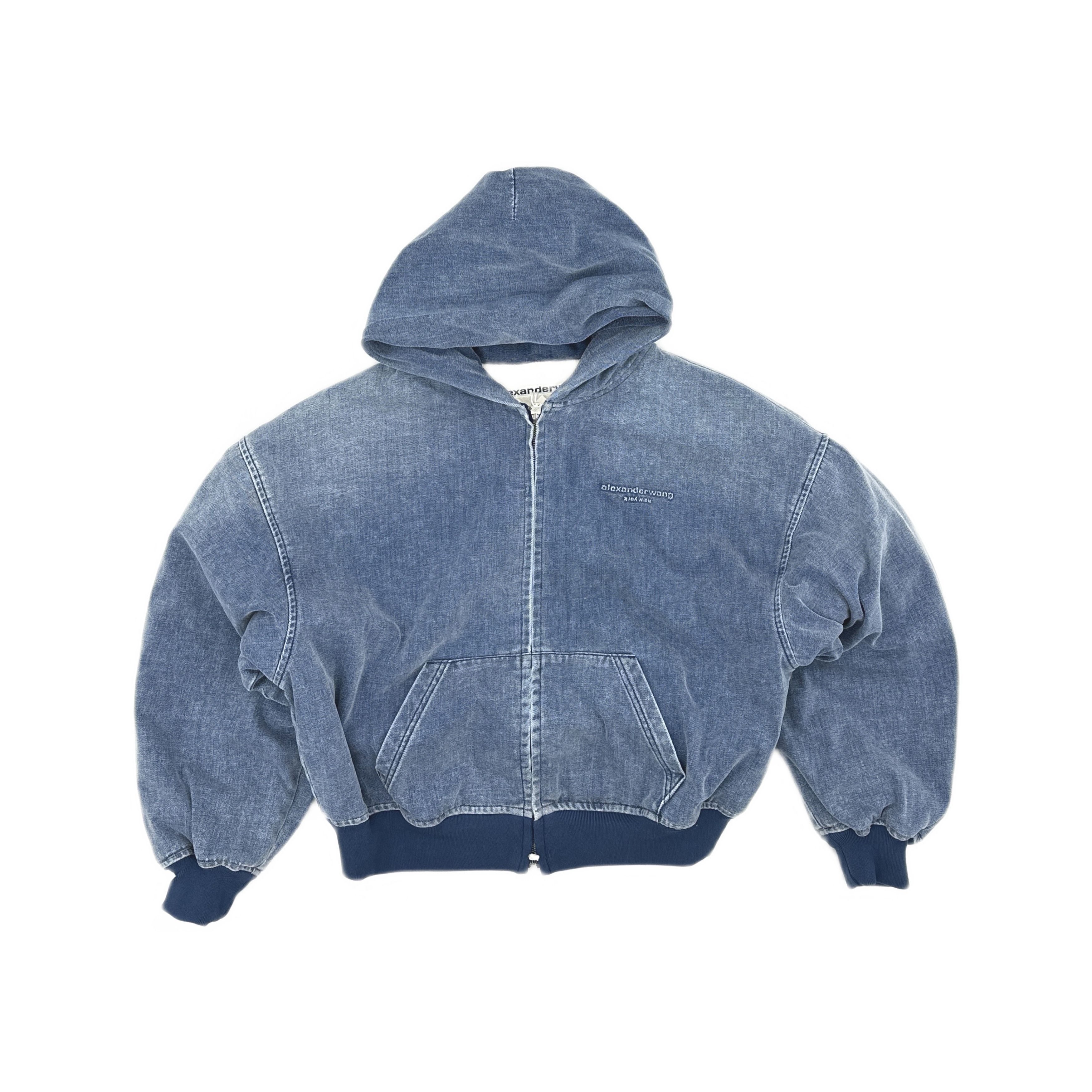 Alexander Wang Alexander Wang Logo Washed Hoodie Size S Size US S / EU 44-46 / 1 - 1 Thumbnail