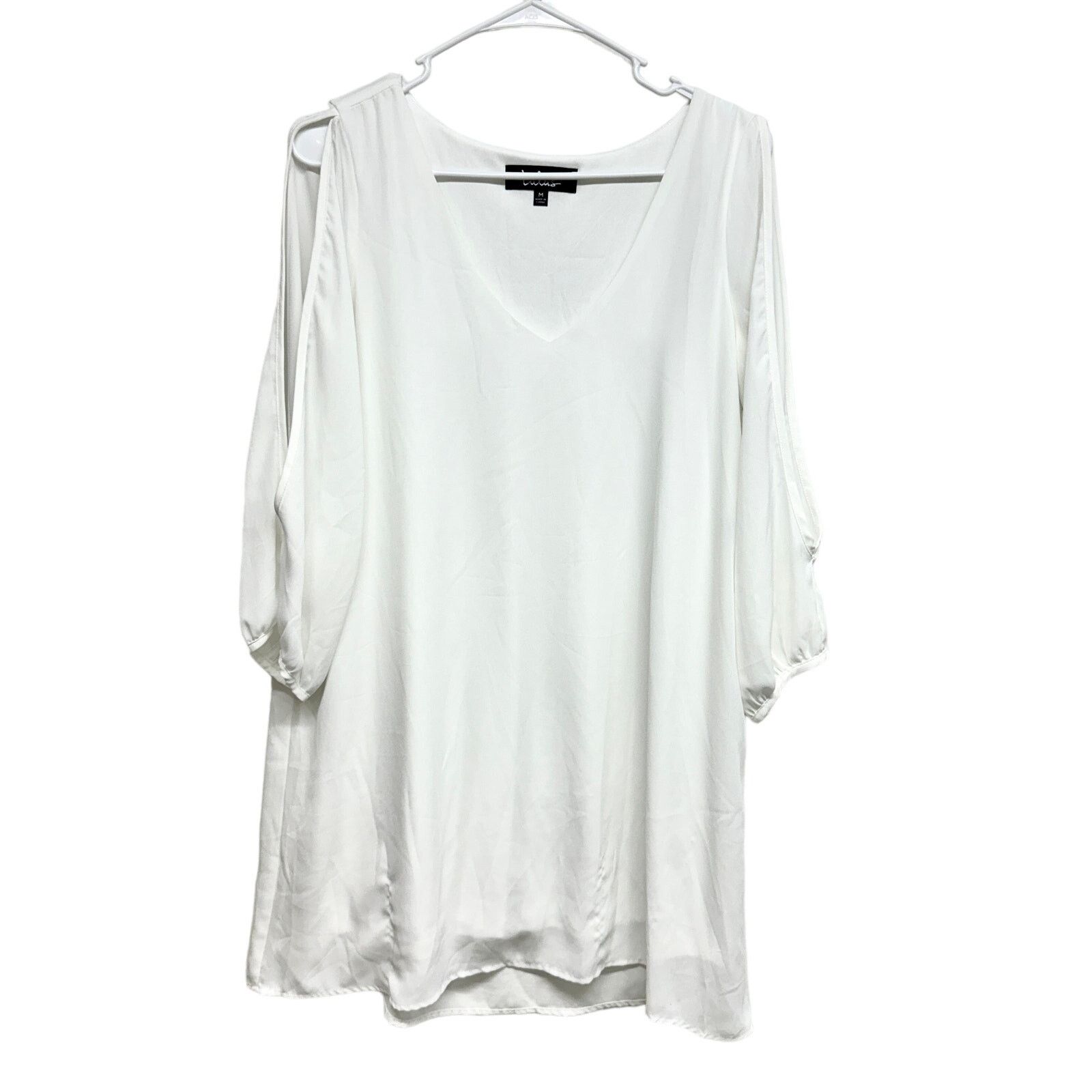 Other Lulus White Off Shoulder Shifting Dears Ivory Sleeve Dress M Size M / US 6-8 / IT 42-44 - 2 Thumbnail