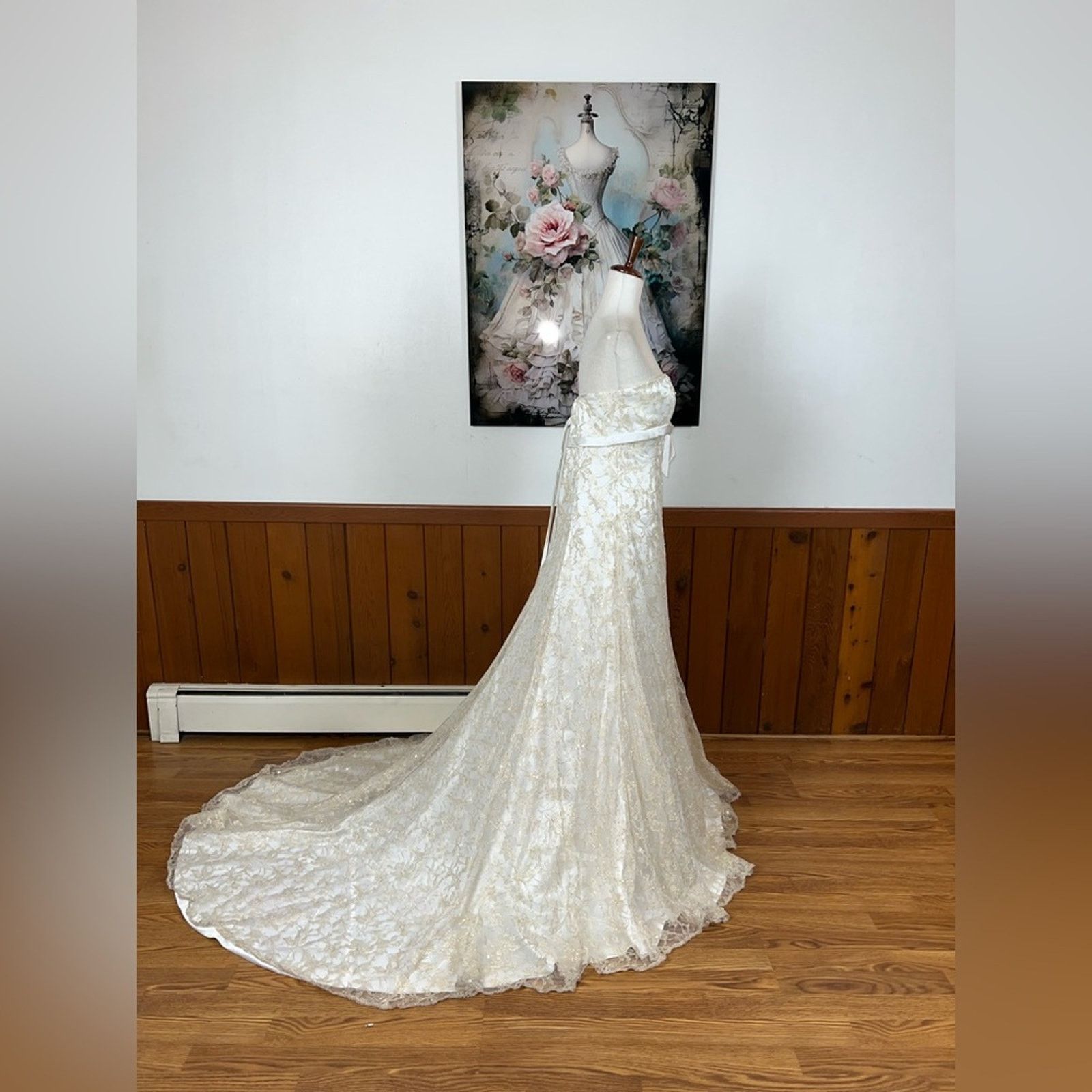 Other Vintage 90s Maggie Sottero Empire Waist Wedding Gown! Size XL / US 12-14 / IT 48-50 - 4 Thumbnail