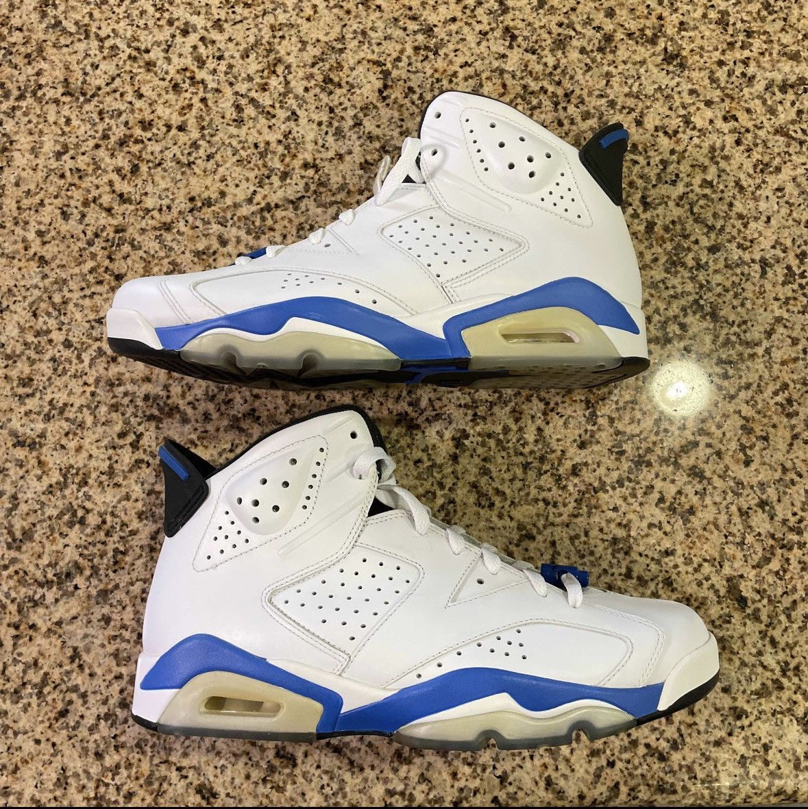 Hypebeast × Jordan Brand × Nike Air Jordan 6 Retro Sport Blue Size US 10 / EU 43 - 2 Thumbnail