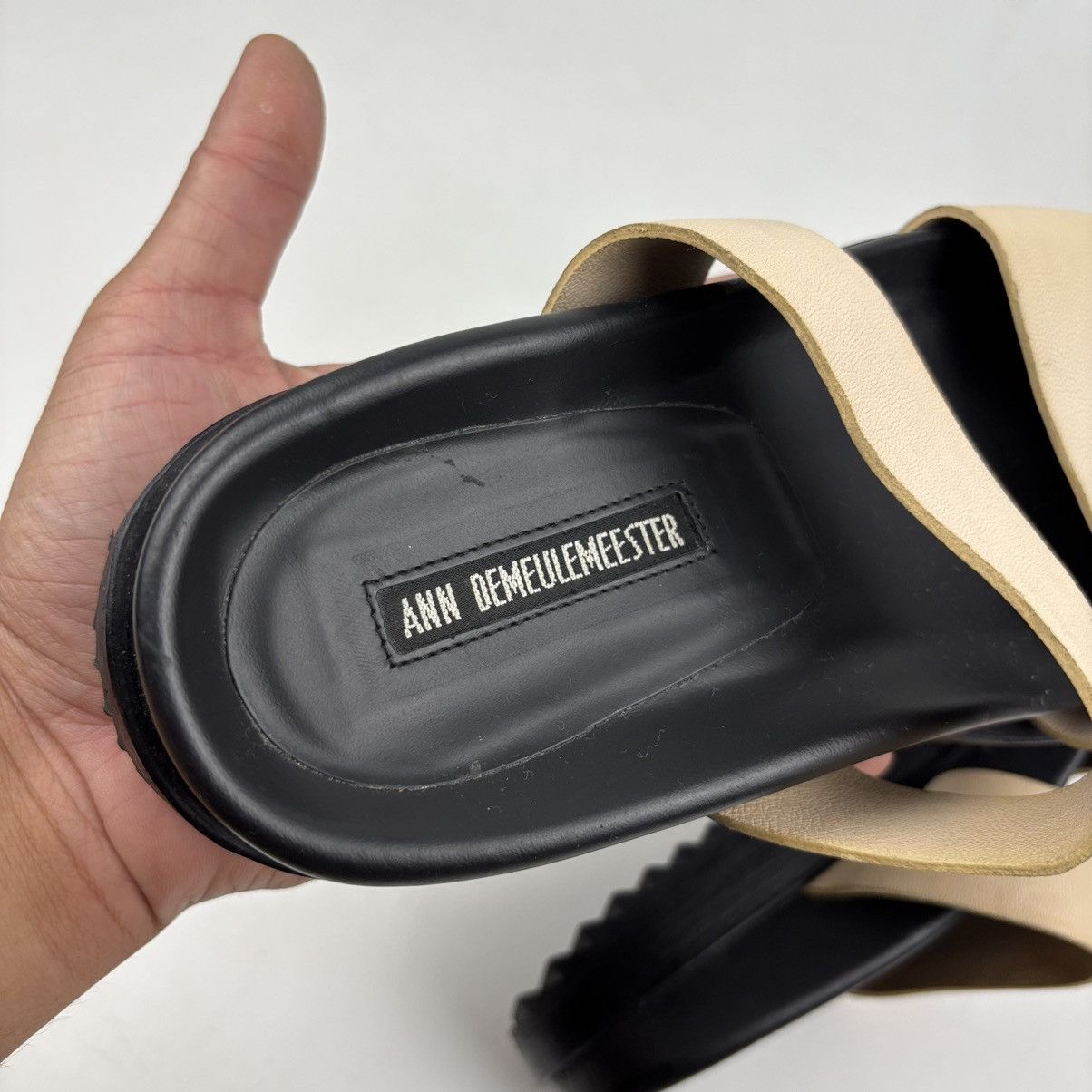 Ann Demeulemeester Ann Demeulemeester Leather Strap Sandals Size US 9 / IT 39 - 5 Thumbnail