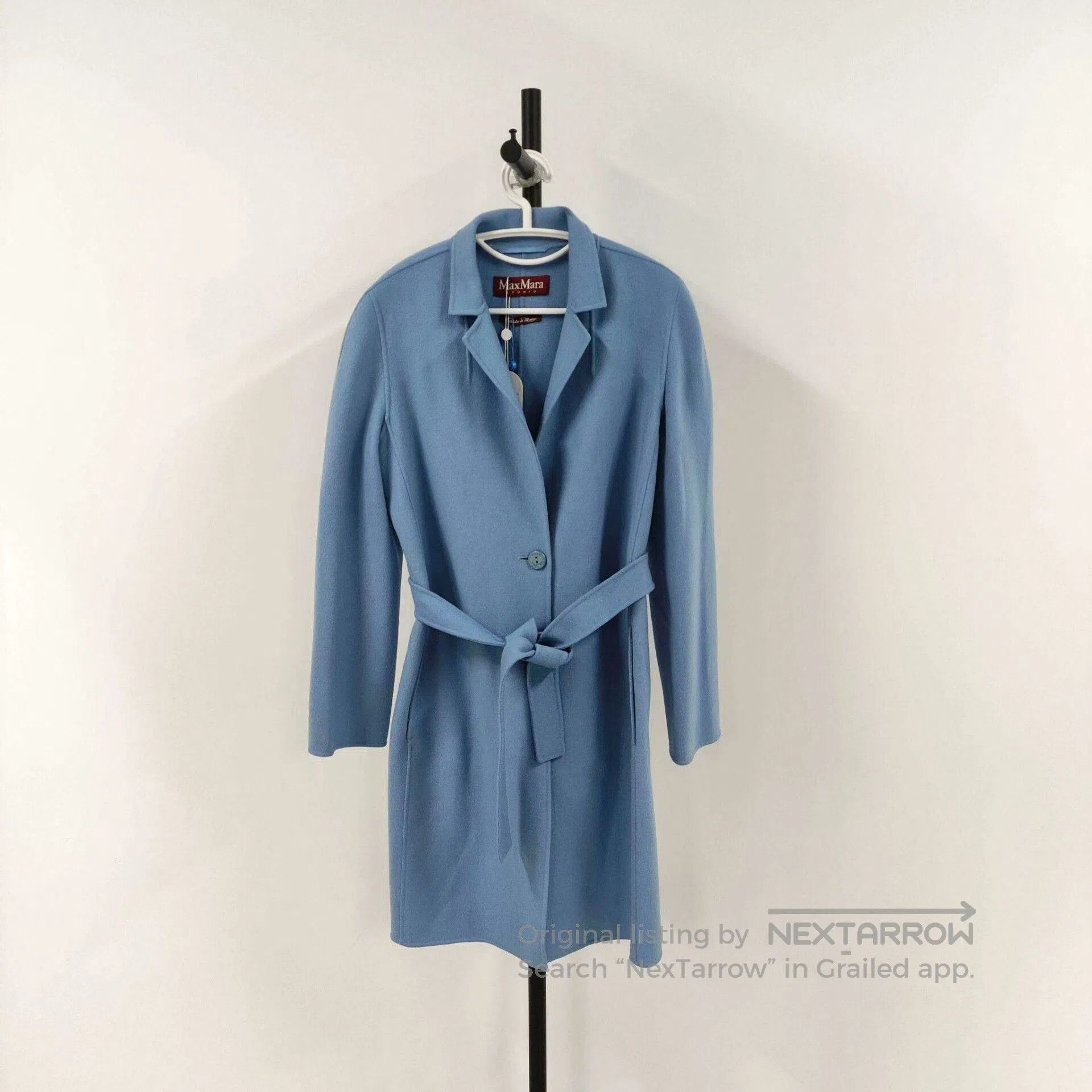 Other MaxMara Blue Wool Coat Size 42. Size US L / EU 52-54 / 3 - 1 Thumbnail