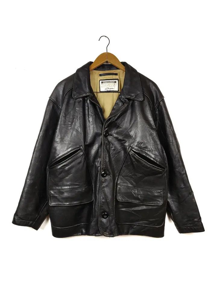 Chevignon Vintage Chevignon Double Rider Genuine Leather Jacket Size US L / EU 52-54 / 3 - 1 Thumbnail
