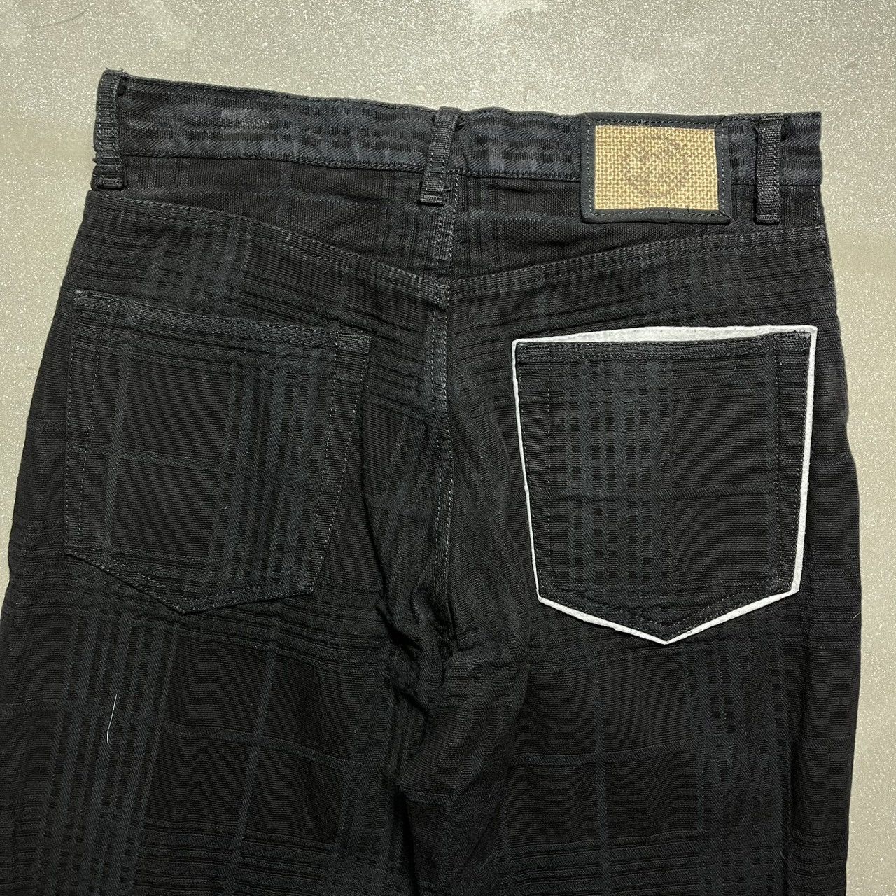 Japanese Brand × PPFM PPFM Patchwork Pocket Black Denim Size US 32 / EU 48 - 8 Thumbnail