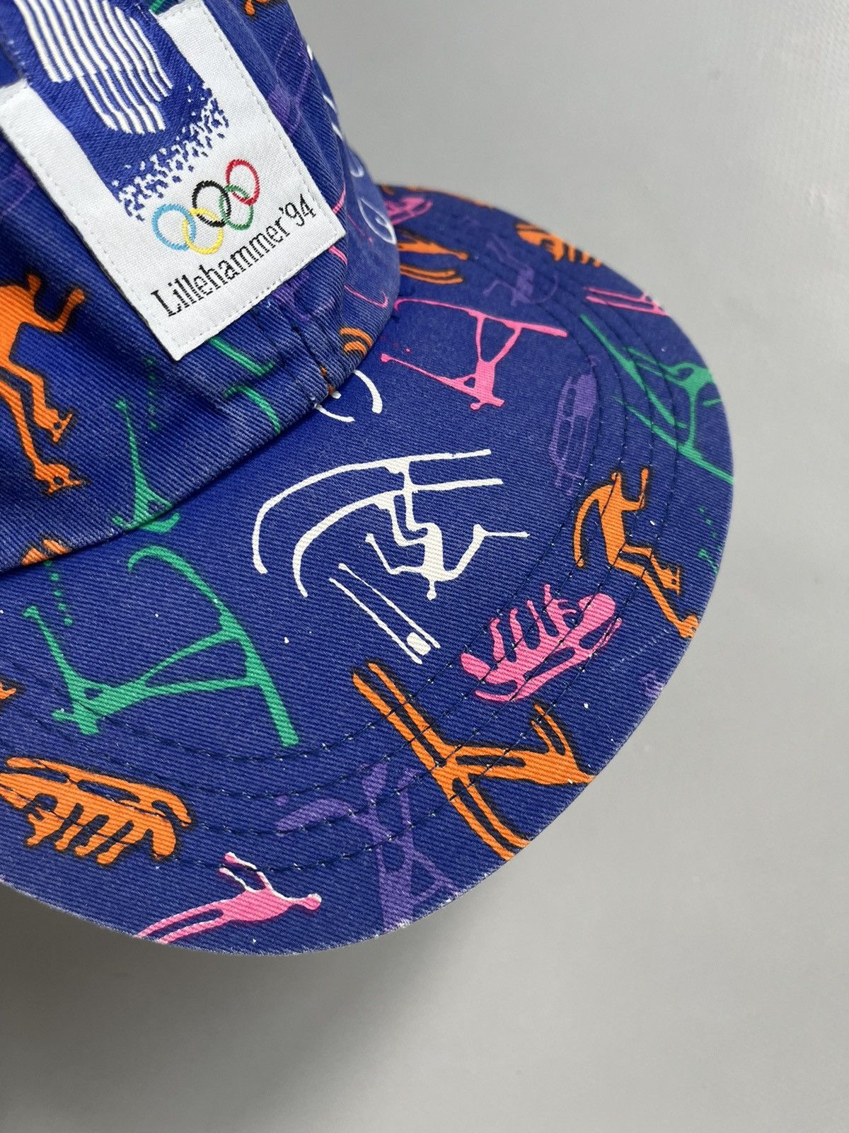 Vintage Vintage 1994 Lillehammer Winter Olympic Games Blue Cap Size ONE SIZE - 5 Thumbnail