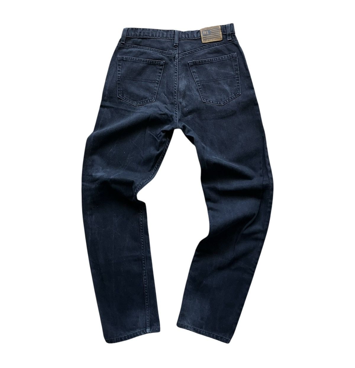 Polo Ralph Lauren Polo Ralph Lauren Men's Black Denim Jeans Vintage 90s Y2K RL Size US 31 - 1 Thumbnail