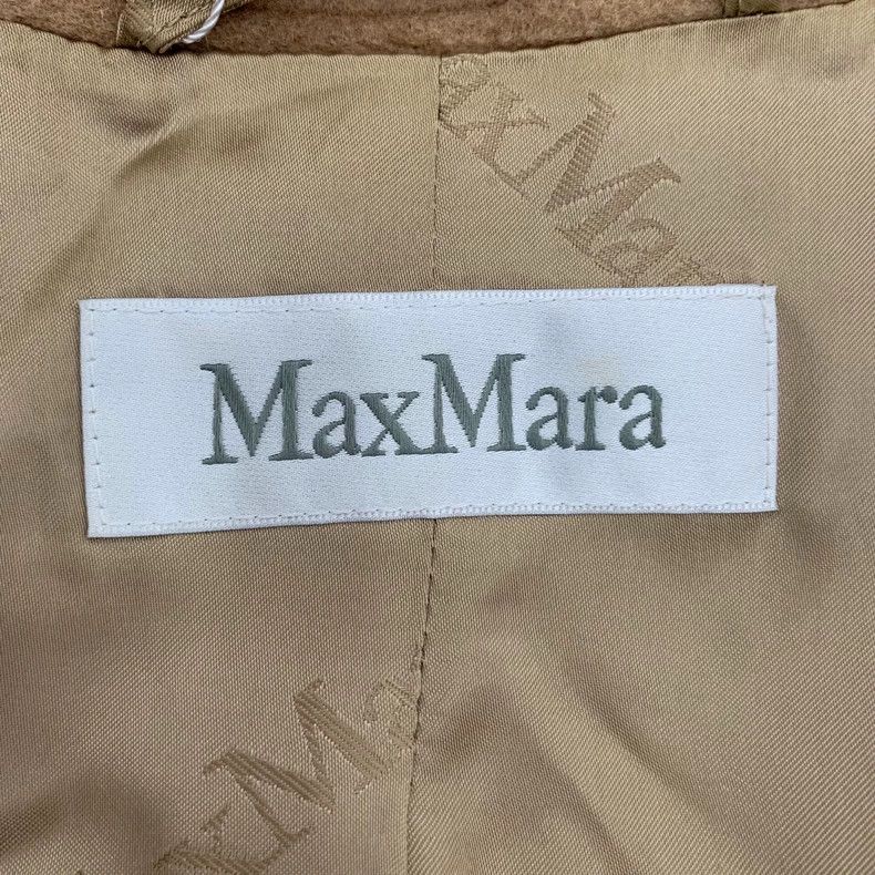 Max Mara Max Mara Brown camel hair double-breasted coat with lapel Size XS / US 0-2 / IT 36-38 - 5 Thumbnail