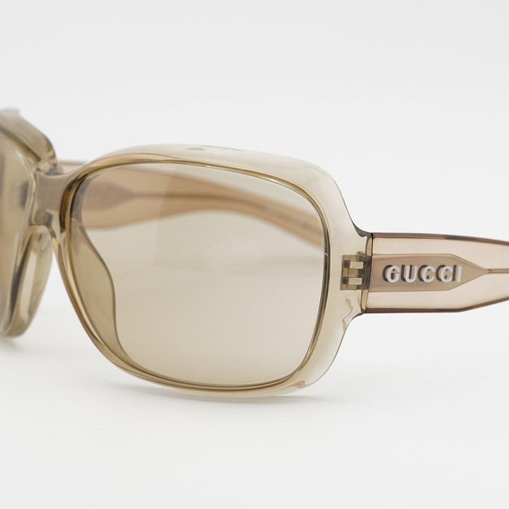 Gucci Gucci GG2176S 006 Sunglasses Shiny Transparent Beige Size ONE SIZE - 4 Thumbnail