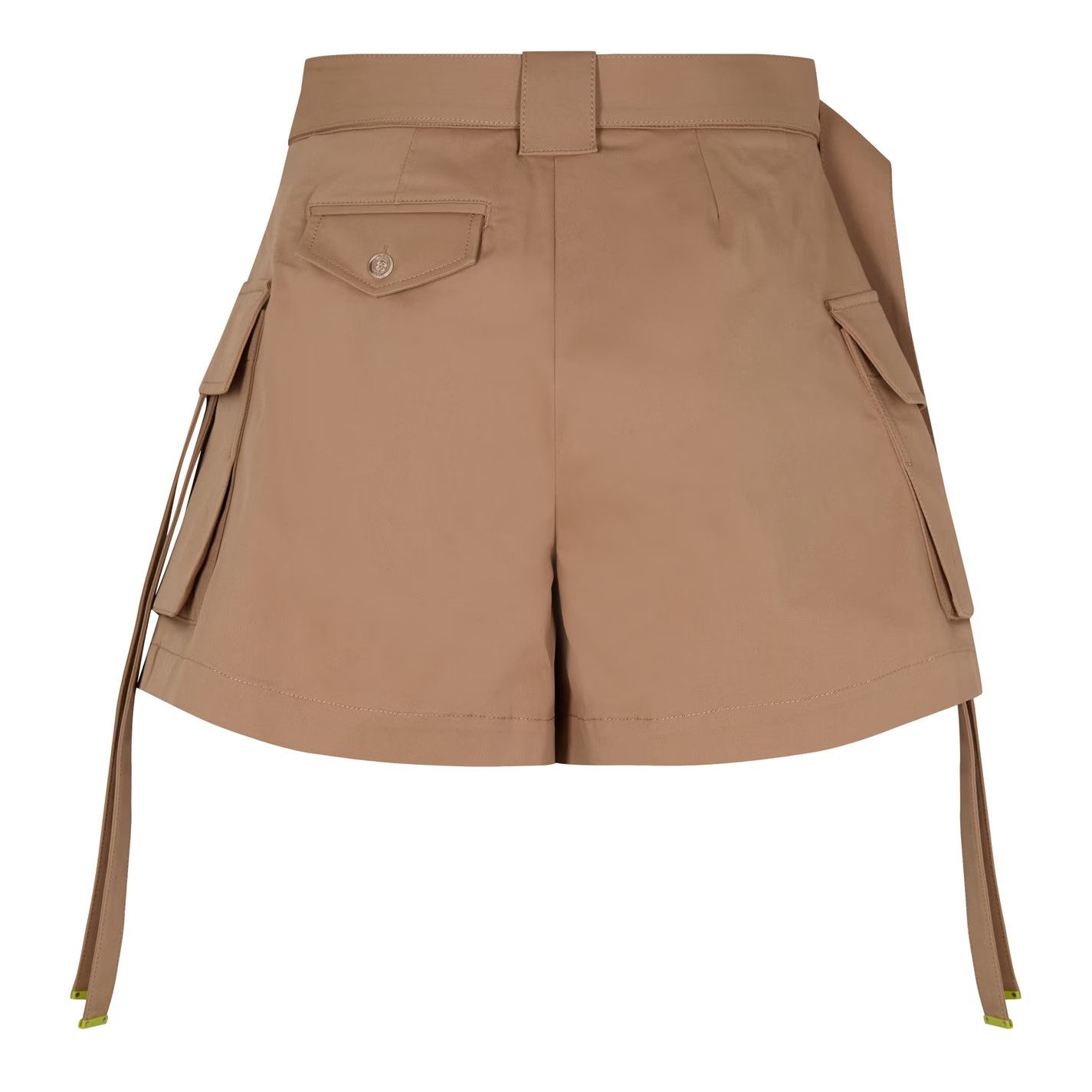 Off-White o1g2r1mq0125 Gabardine Cargo Short in Camel Size 26" / US 2 / IT 38 - 2 Thumbnail