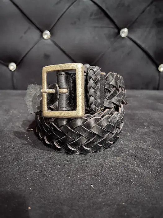 Leather Unbrand Leather Buckle Belt Size ONE SIZE - 2 Thumbnail