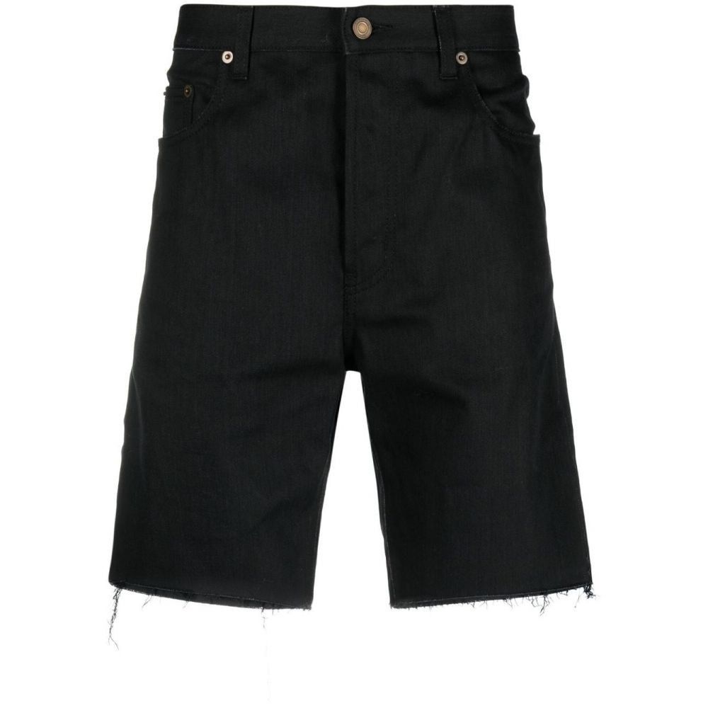 Saint Laurent Paris o1y0325 Denim Short in Black Size US 30 / EU 46 - 1 Thumbnail