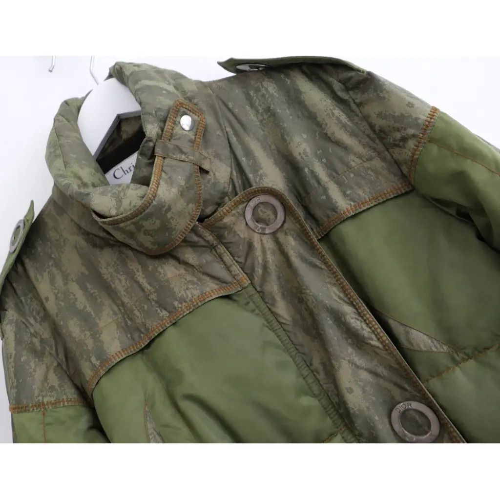 Dior Dior x John Galliano Fall 2006 Camo Puffer Jacket Size XS / US 0-2 / IT 36-38 - 2 Thumbnail