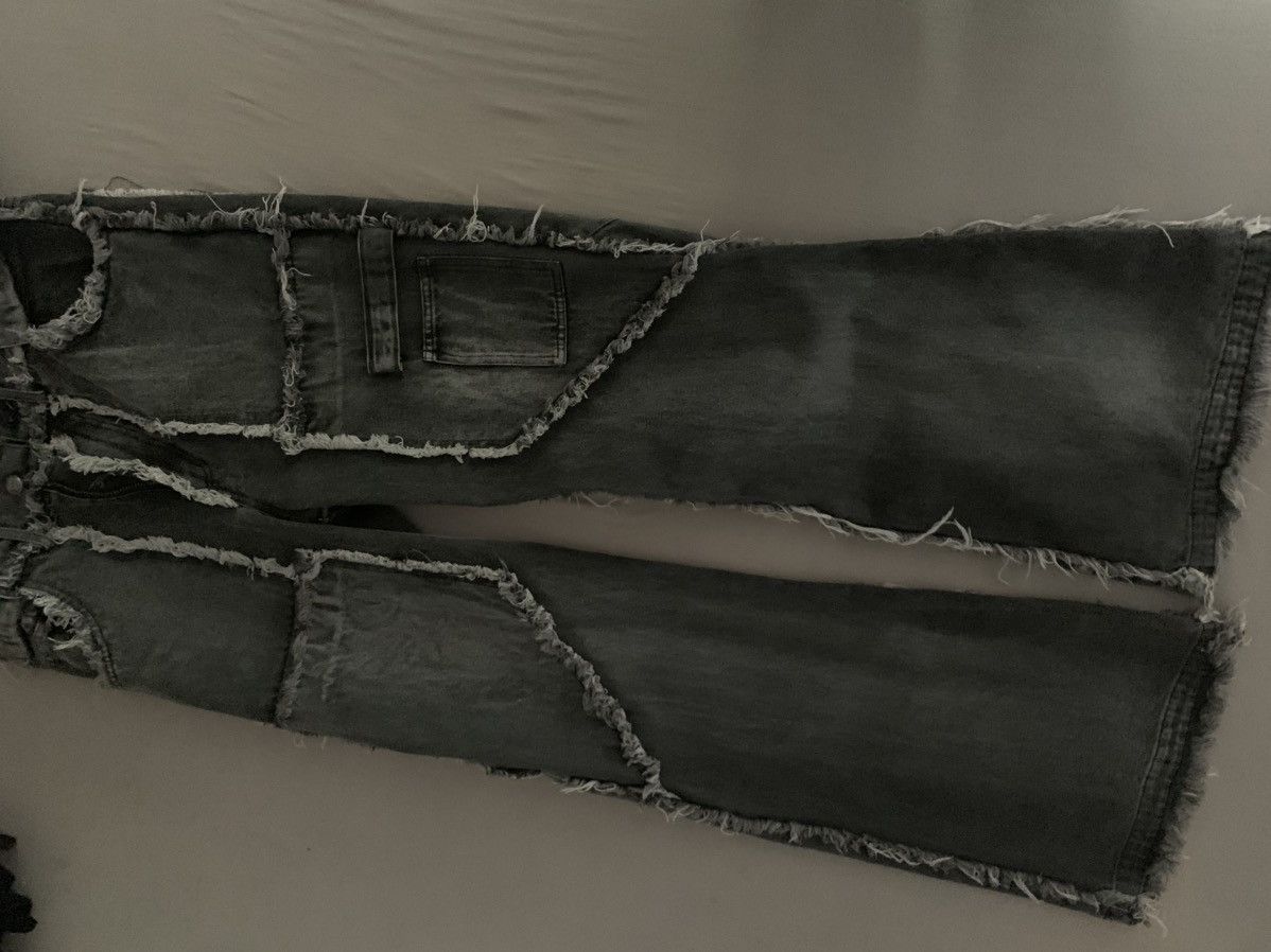 Japanese Brand × No Faith Studios Nofaithstudios flared denim Size US 30 / EU 46 - 1 Thumbnail