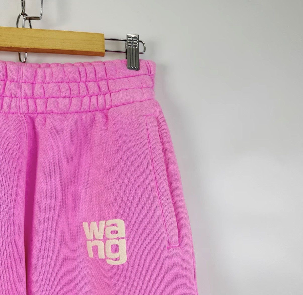 Alexander Wang Alexander Wang Pink Foam Letter Logo Jogger Sweatpants K12 Size 25" / US 0 / IT 36 - 4 Thumbnail