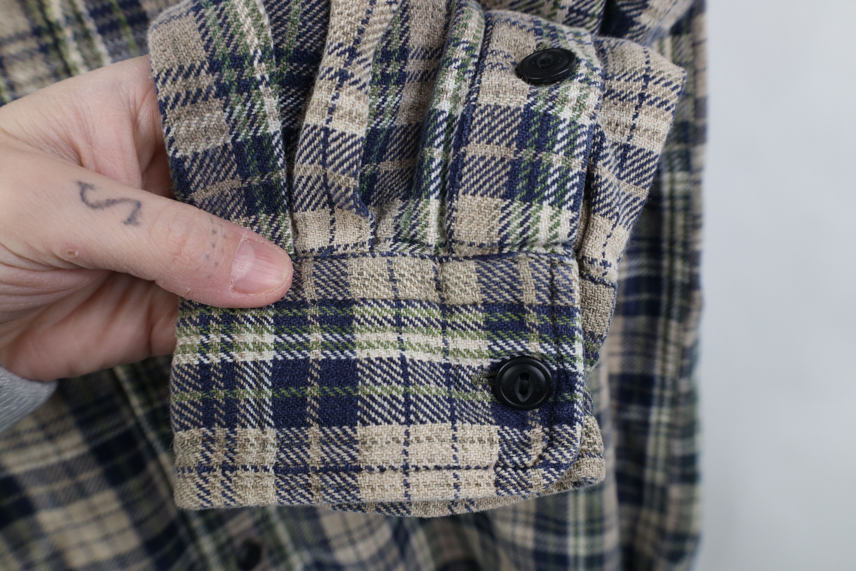 American Eagle Outfitters Vintage 90s American Eagle Outfitters Flannel Button Shirt Size US L / EU 52-54 / 3 - 4 Thumbnail