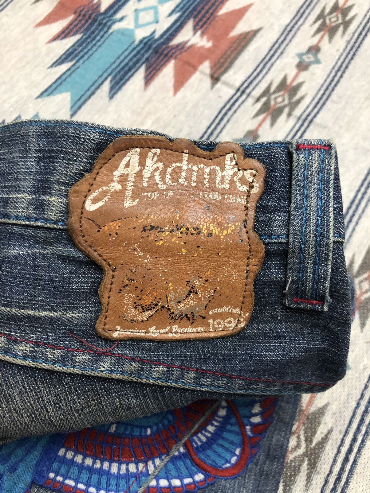 Akademiks WASHED BLUE AKADEMIKS JEANS Size US 32 / EU 48 - 6 Thumbnail