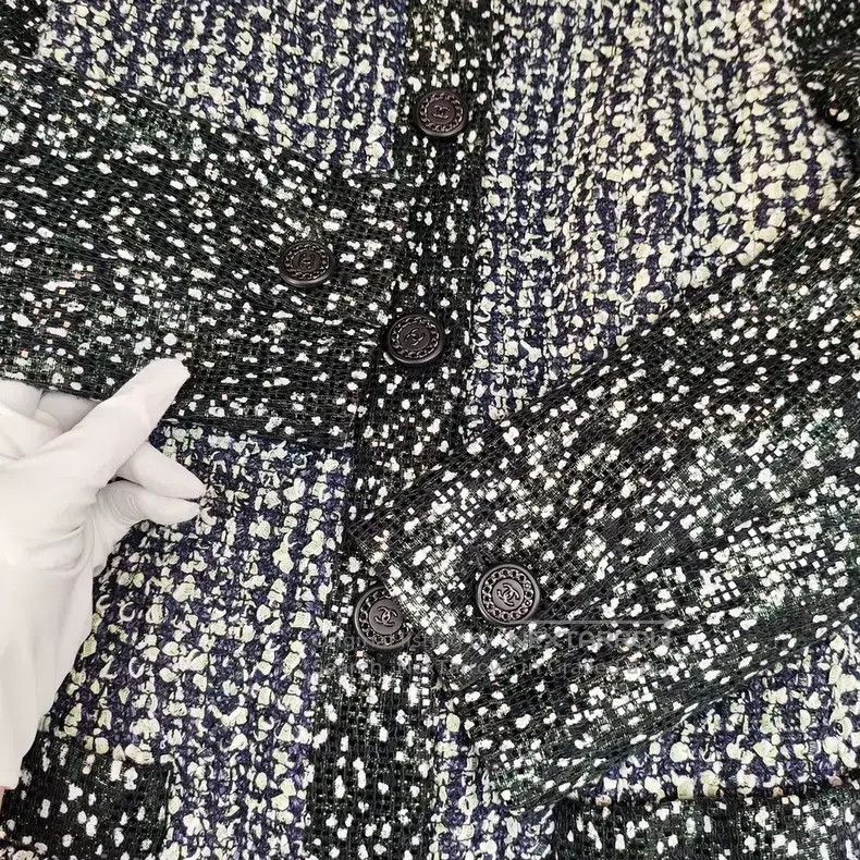 Chanel Chanel Tweed sequin knitted coat Size XXS / US 00 / IT 34 - 3 Thumbnail