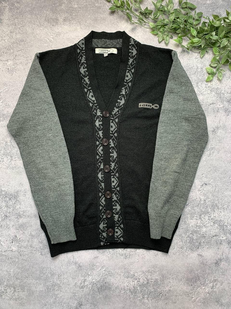 image of Rare! Zilli Cardigan Logos (L) Color Multicolor, Men's