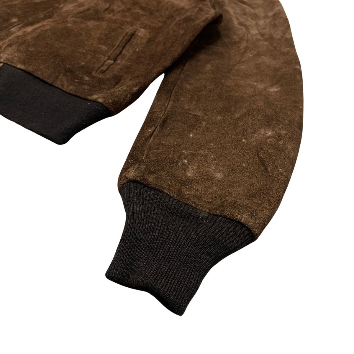 Schott Vintage Schott NYC Made in USA Suede Leather Bomber Jacket Size US M / EU 48-50 / 2 - 10 Thumbnail