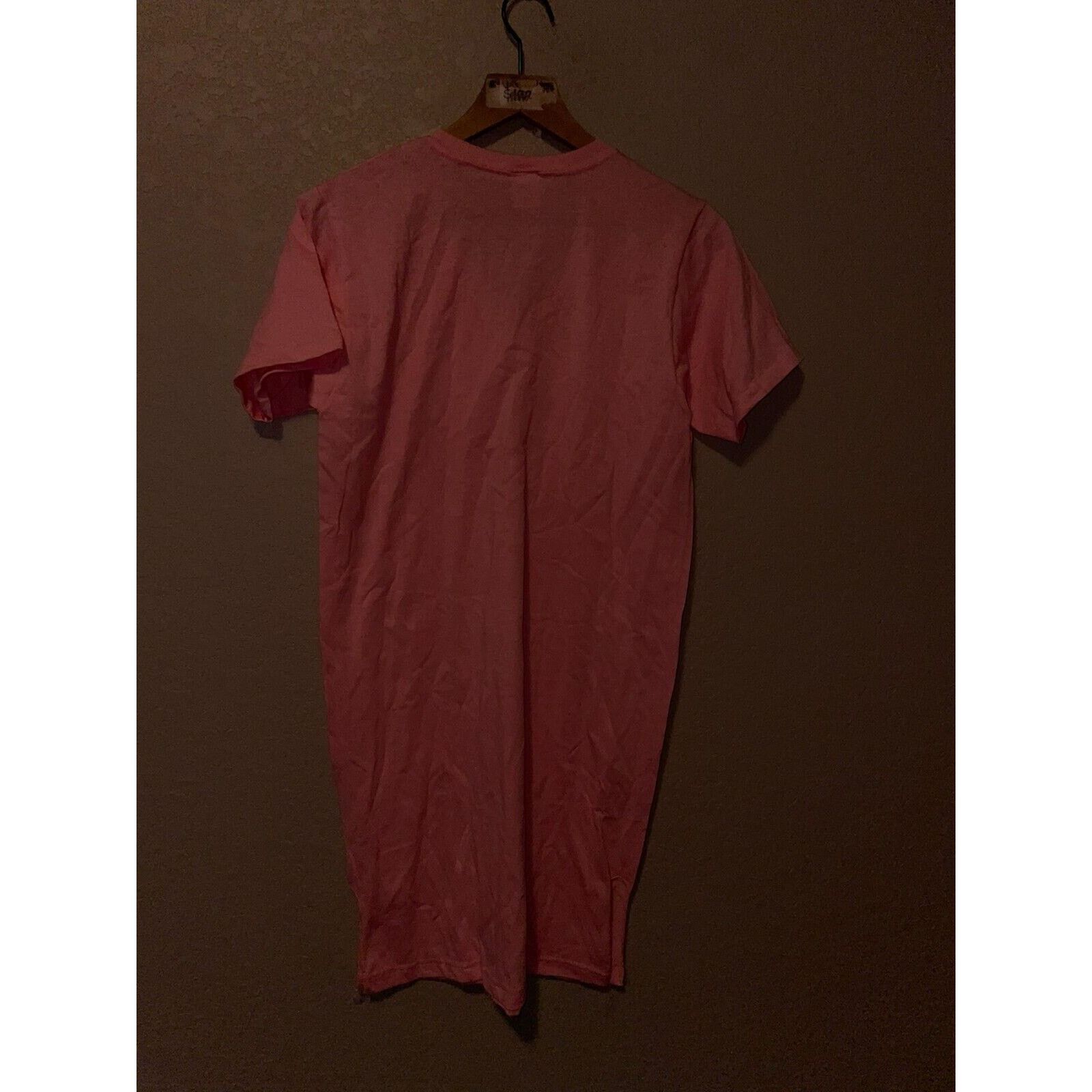 Jerzees 1980s Women's Jerzees Pink Sleeper Sleep Shirt 80s Women OS Size L / US 10 / IT 46 - 9 Thumbnail