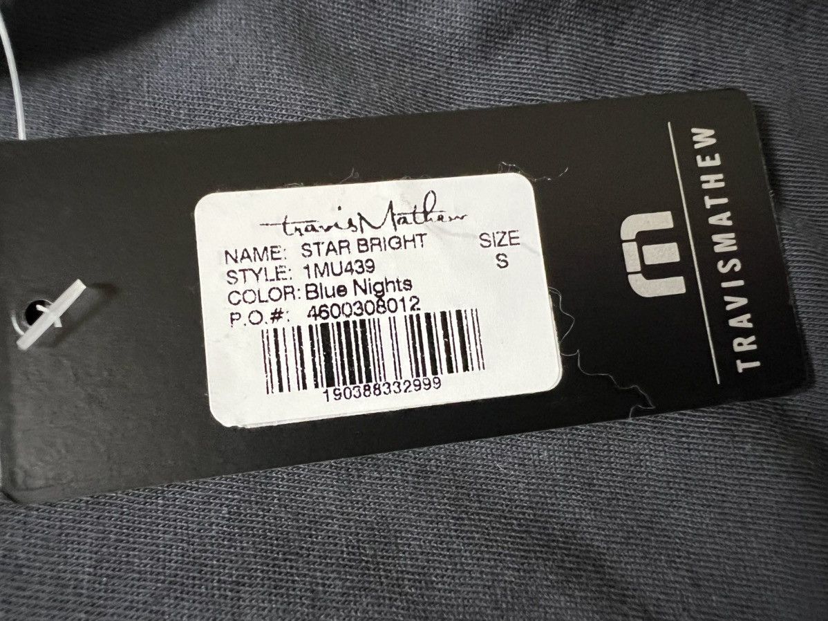 TravisMathew NWT Travis Mathew Men’s Golf Tee Small Blue 100% Pima Cotton Size US S / EU 44-46 / 1 - 4 Thumbnail