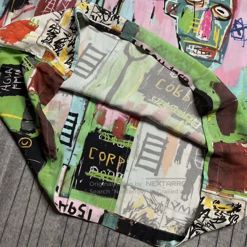 Wacko Maria Wacko Maria 21SS Basquit Graffiti Cuban Collar Short-sleev Size US L / EU 52-54 / 3 - 7 Thumbnail
