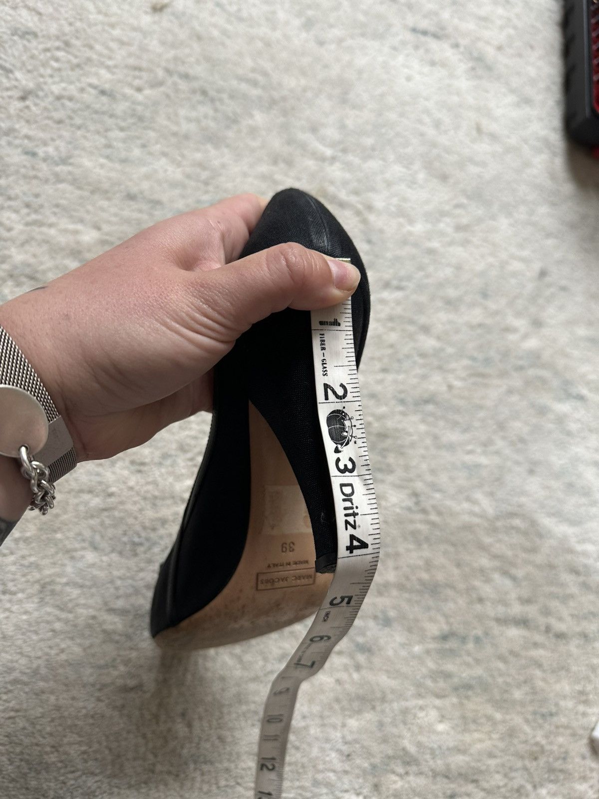 Marc Jacobs Vintage 90s Marc Jacobs Heels Cut Out Black Pump Bow Size US 9 / IT 39 - 8 Thumbnail