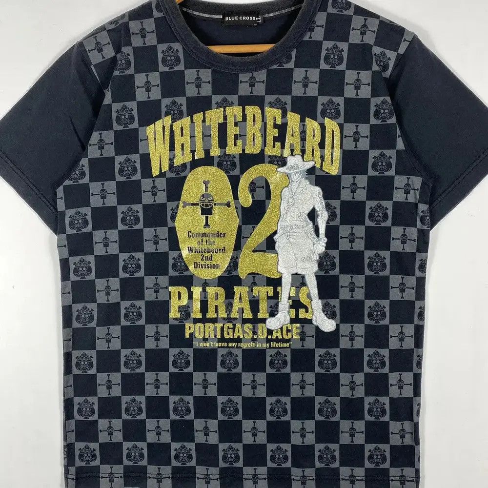 Anime BLUE CROSS ONE PIECE WHITEBEARD PIRATES PORTGAS D ACE TEE Size US L / EU 52-54 / 3 - 3 Thumbnail