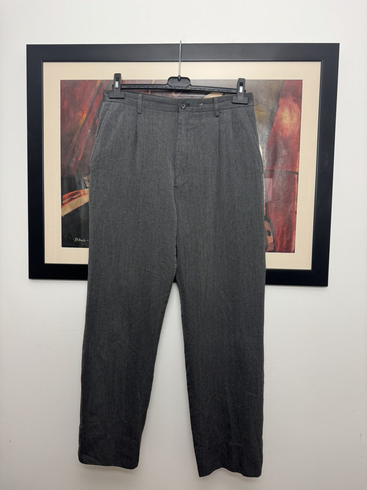 Archive Yohji Yamamoto Wool Trousers Pants Vintage Japanese