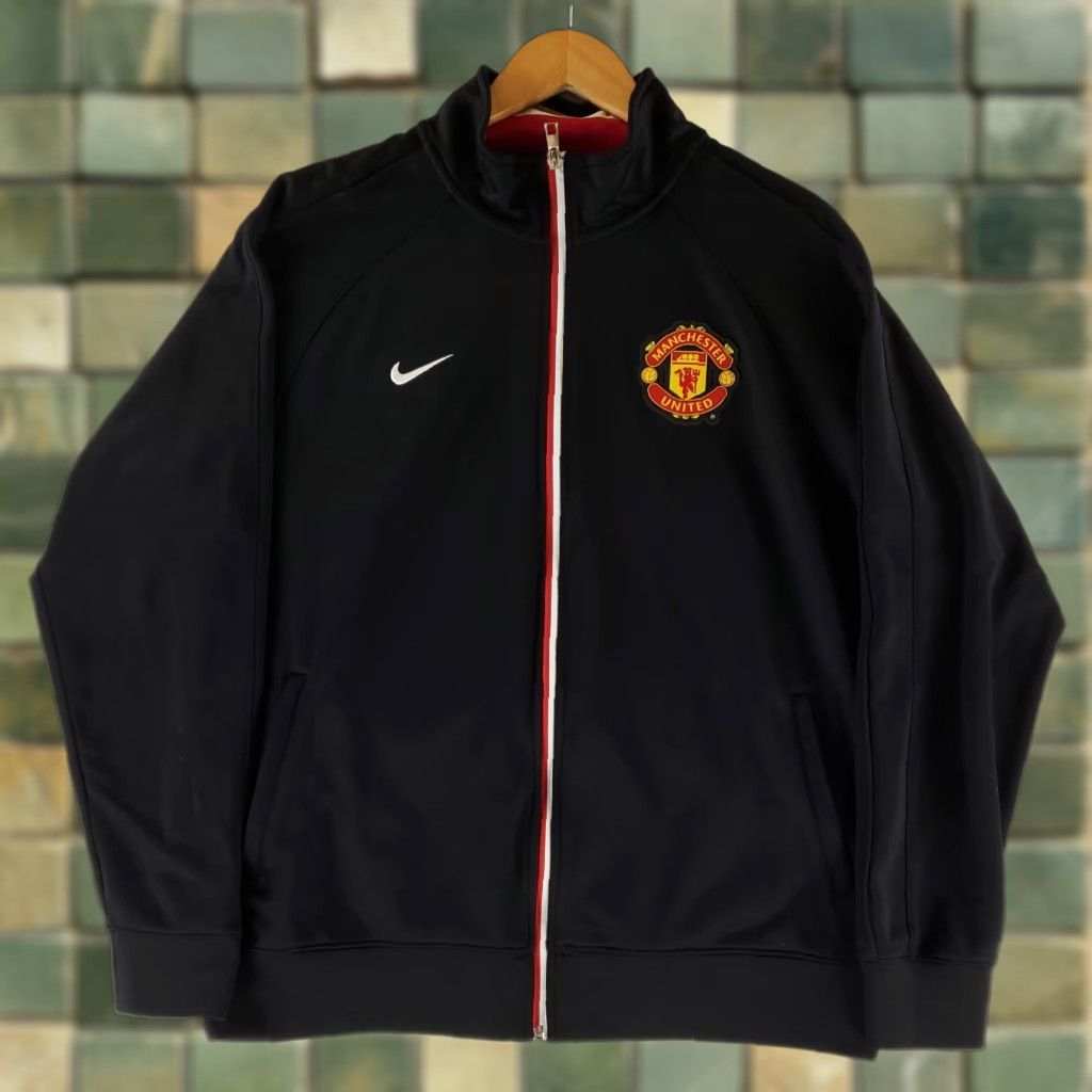 Nike Nike Manchester United Football Club Full Zip Jacket Black Mens XL Size US XL / EU 56 / 4 - 1 Thumbnail