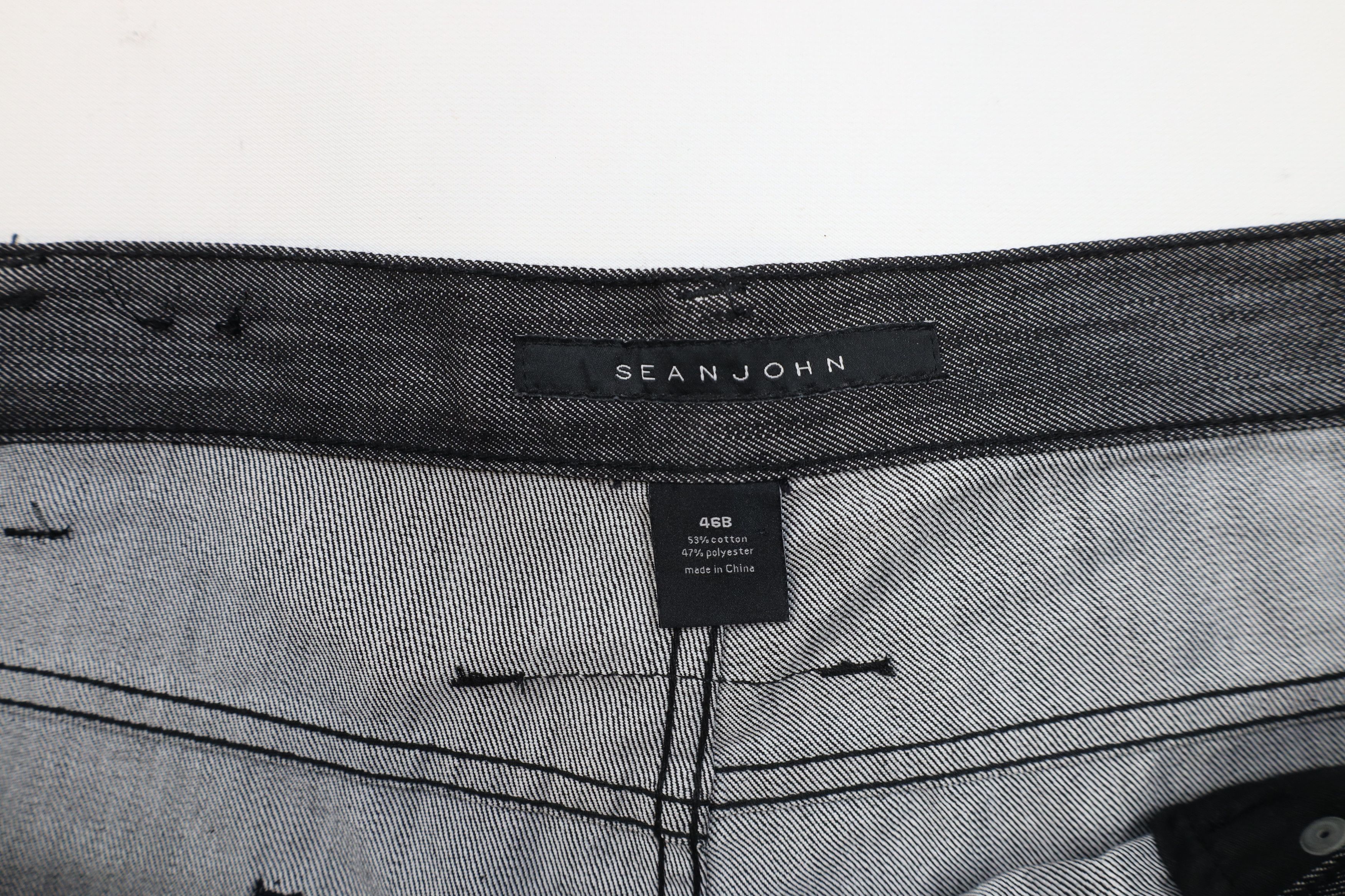 Sean John × Vintage Vintage 90s Y2K Sean John Oversized Denim Jean Shorts Jorts Size US 44 / EU 60 - 6 Thumbnail