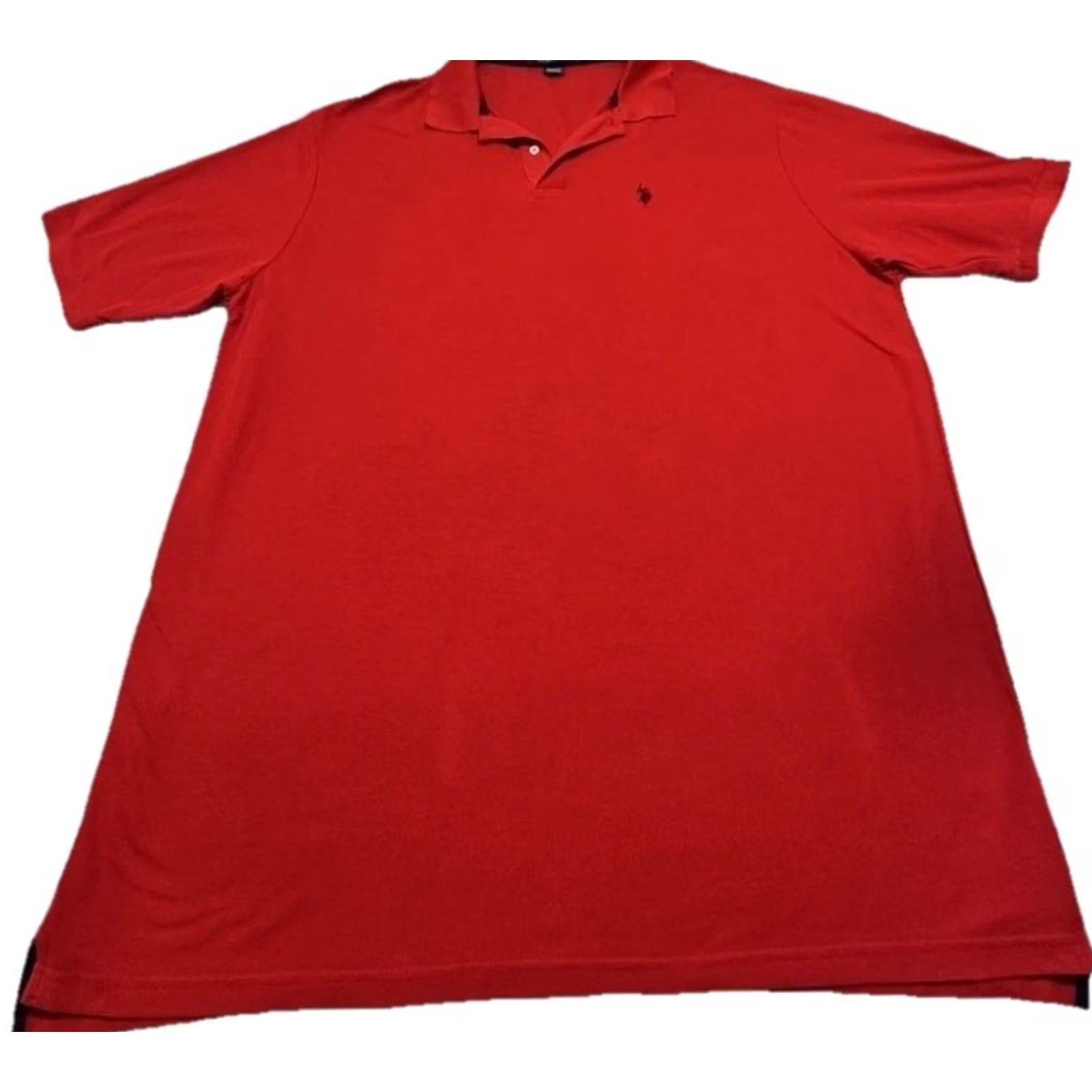 Vintage U.S. Polo Assn Mens Polo Shirt 4XLT Red Short Sleeve Classic Logo Big & Tall Shirt Mens Men Size US XXL / EU 58 / 5 - 2 Thumbnail