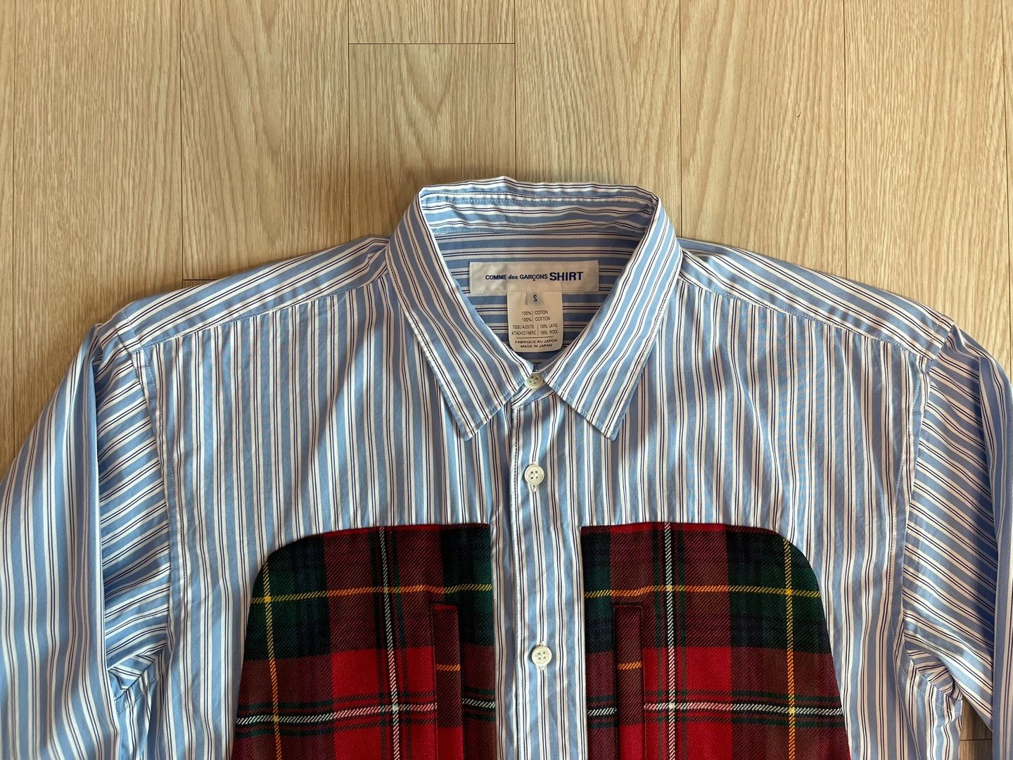 Comme des Garcons SHIRT COMME des GARCONS SHIRT Tartan Check Pocket Shirt AD2017 Size US L / EU 52-54 / 3 - 2 Thumbnail