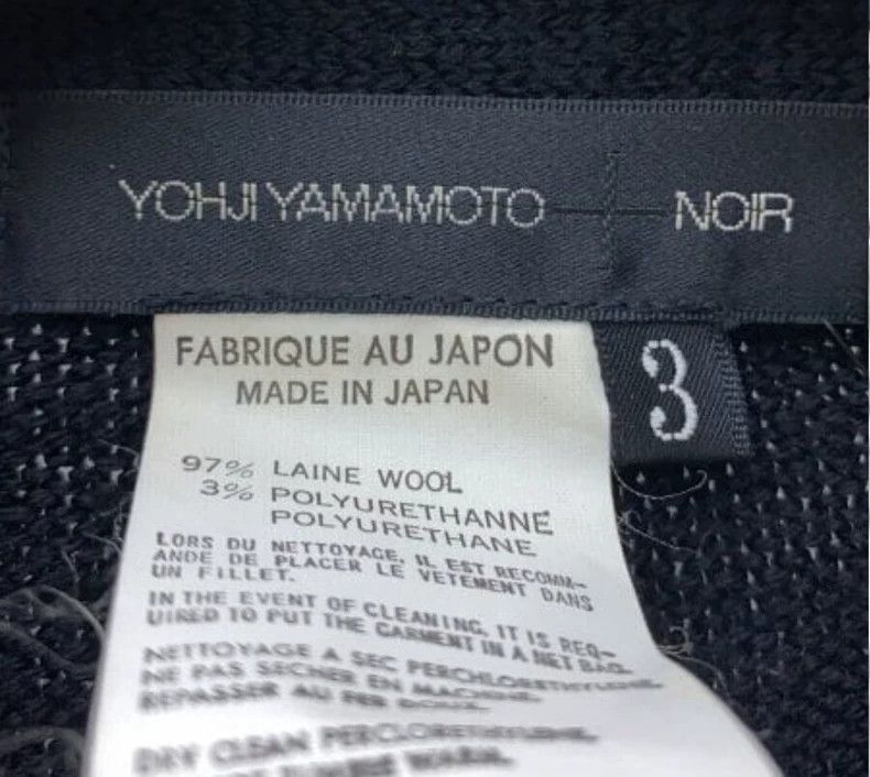 Yohji Yamamoto Yohji Yamamoto Black heavy wool sweater Size US L / EU 52-54 / 3 - 4 Thumbnail