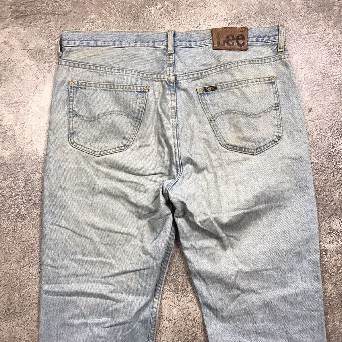 Vintage Vintage Lee Baggy Distressed Jeans Grunge 90s Thrashed 36 Size US 36 / EU 52 - 5 Thumbnail