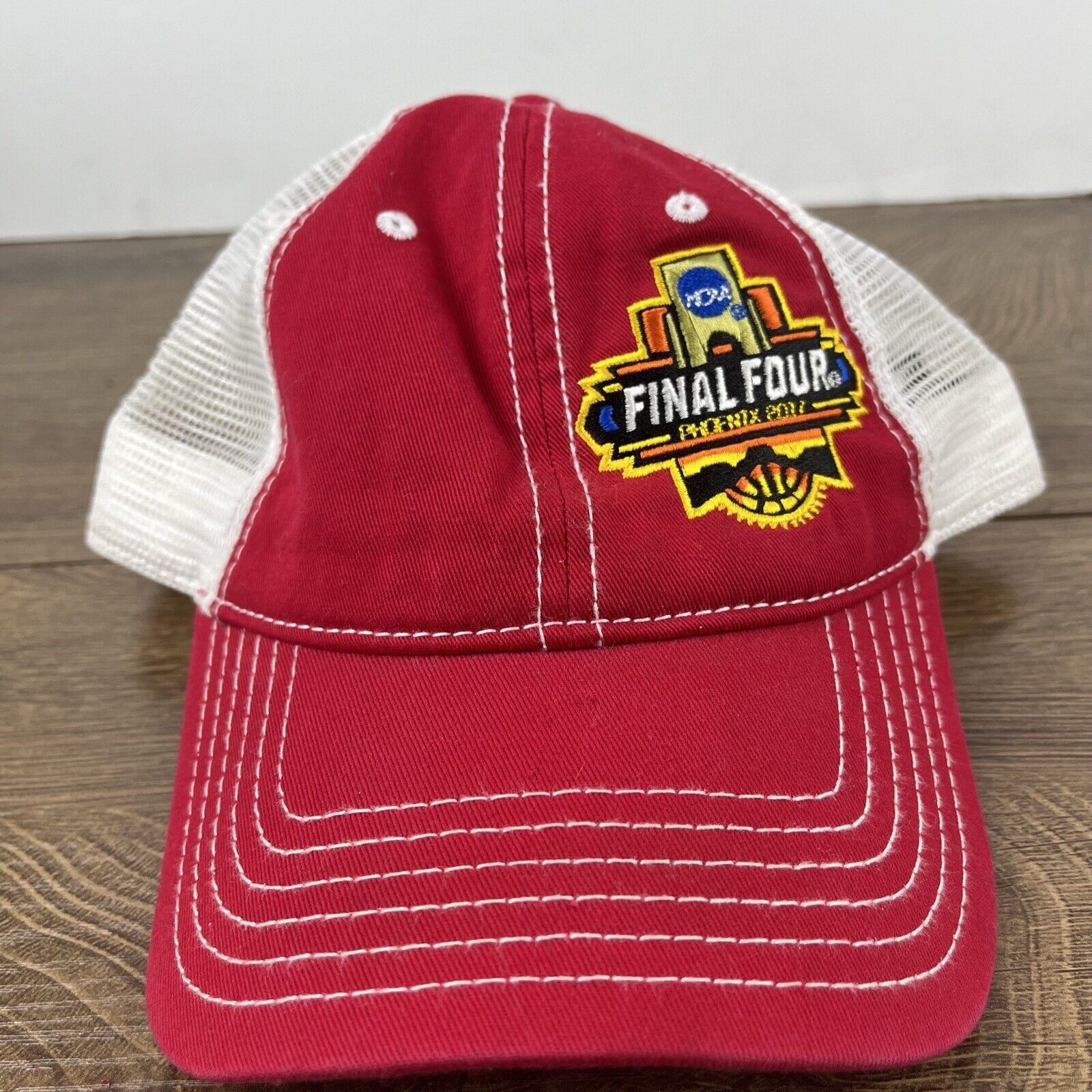 Other NCAA Final Four Hat Phoenix 2011 Hat Red Hat Adjustable Red Size ONE SIZE - 6 Thumbnail