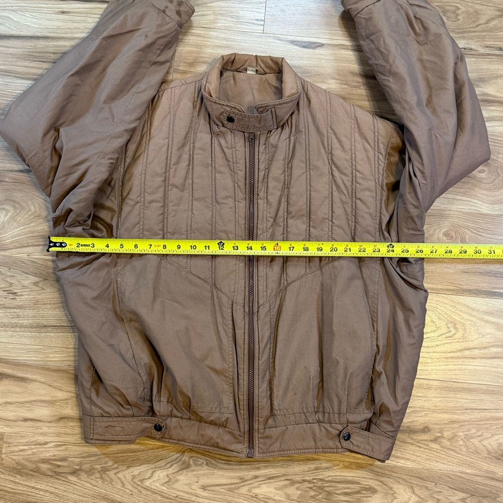 No Fear Conte di Roma Men’s Brown Quilted Jacket Italy XL Size US XL / EU 56 / 4 - 4 Thumbnail