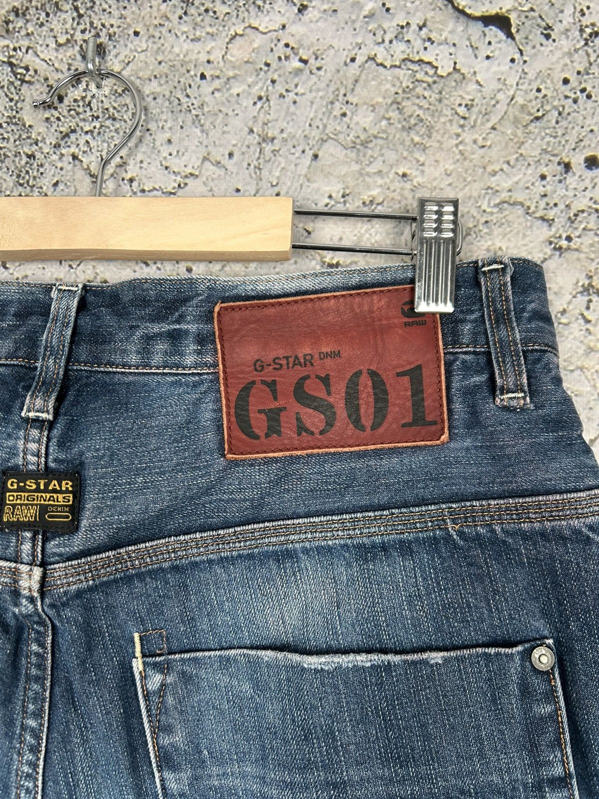G-Star Vintage G-Star Raw GS01 Blue Denim Pants Baggy Streetwear Size US 33 - 8 Thumbnail