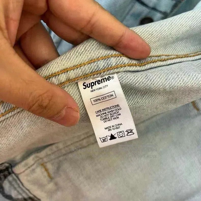 Supreme Supreme denim trucker jacket L. Size US L / EU 52-54 / 3 - 5 Thumbnail