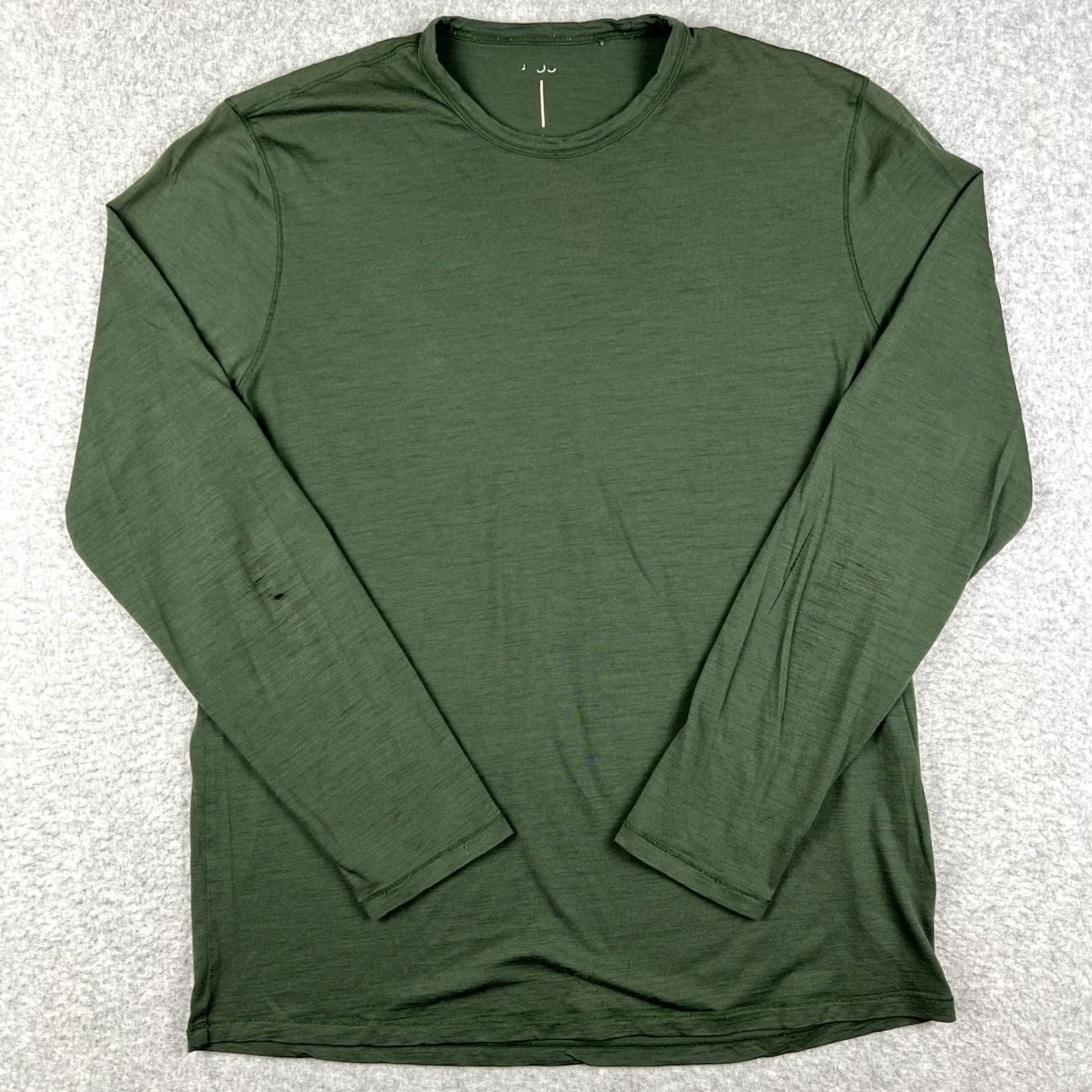 Vintage PROOF 72 Hour Merino Wool Shirt Baselayer Long Sleeve Large Green Huckberry READ Shirt Mens Regular Long Sleeve Green Read Size US L / EU 52-54 / 3 - 2 Thumbnail