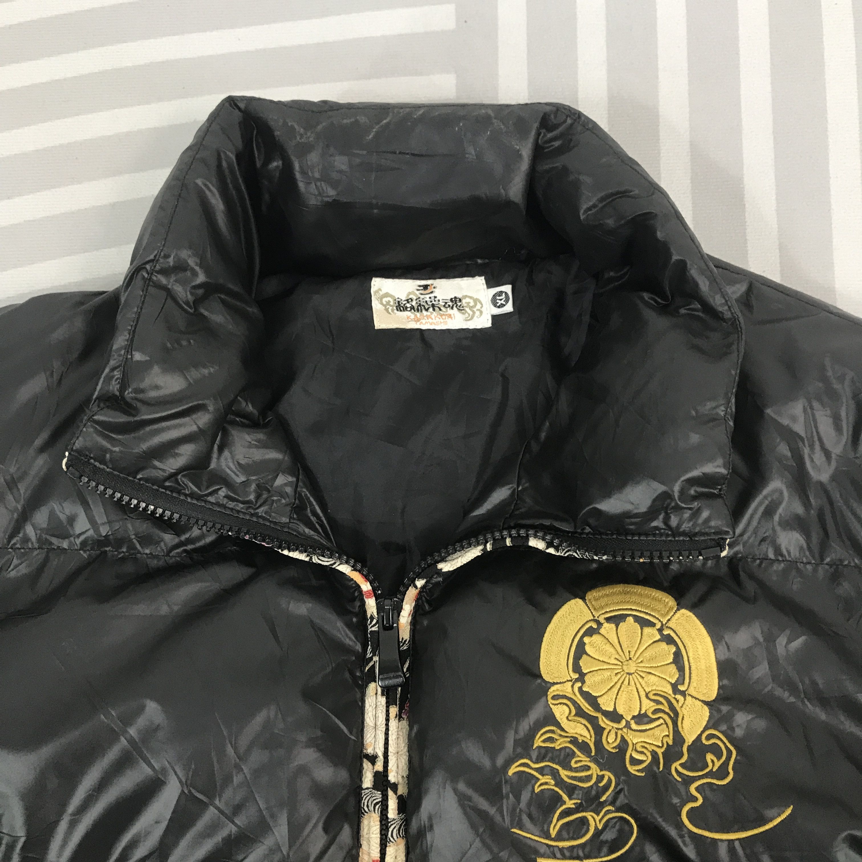 Japanese Brand × Vintage Vintage Karakuri Tamashi x Crutch co. puffer Jacket Size US XL / EU 56 / 4 - 8 Thumbnail