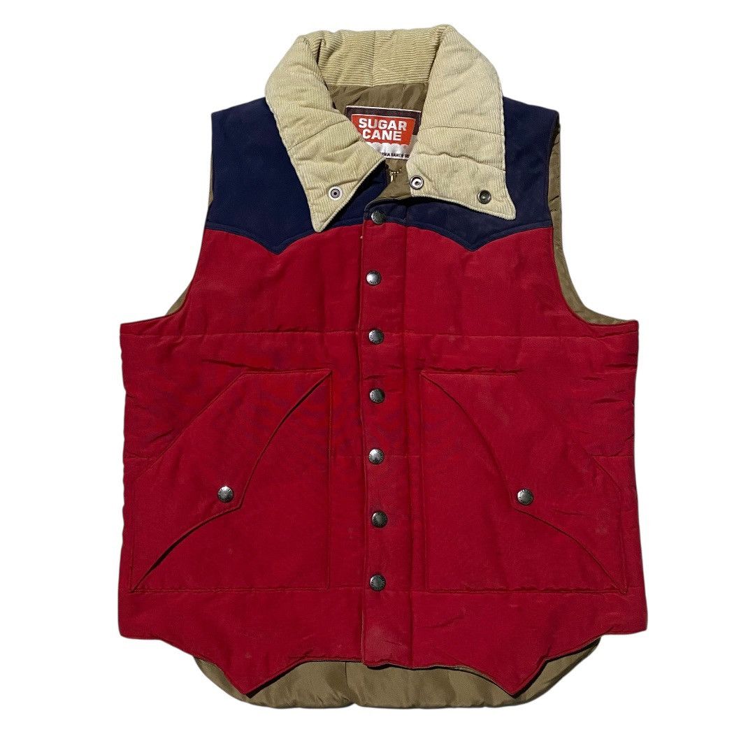 Sugar Cane Sugarcane red navy padding vest Size S / US 4 / IT 40 - 1 Thumbnail