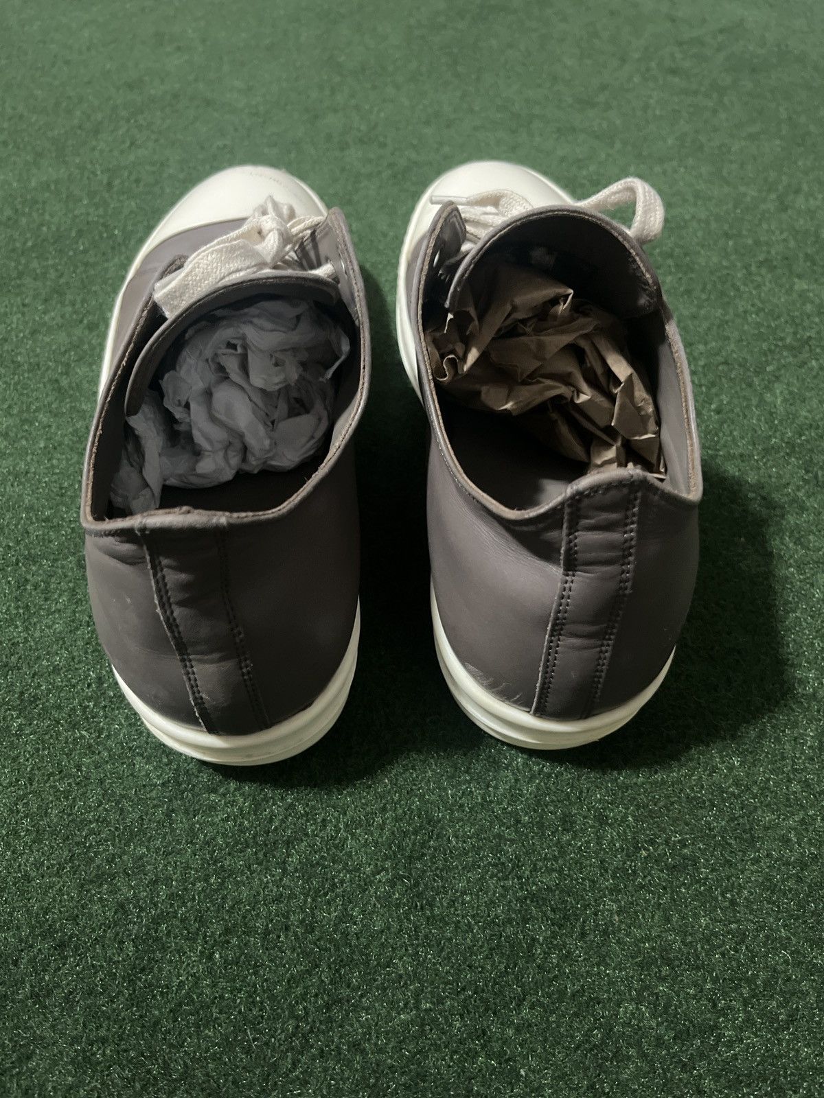 Rick Owens RICK OWENS Dust Ramones Low Leather Shoes sz 11.5 Size US 11.5 / EU 44-45 - 4 Thumbnail