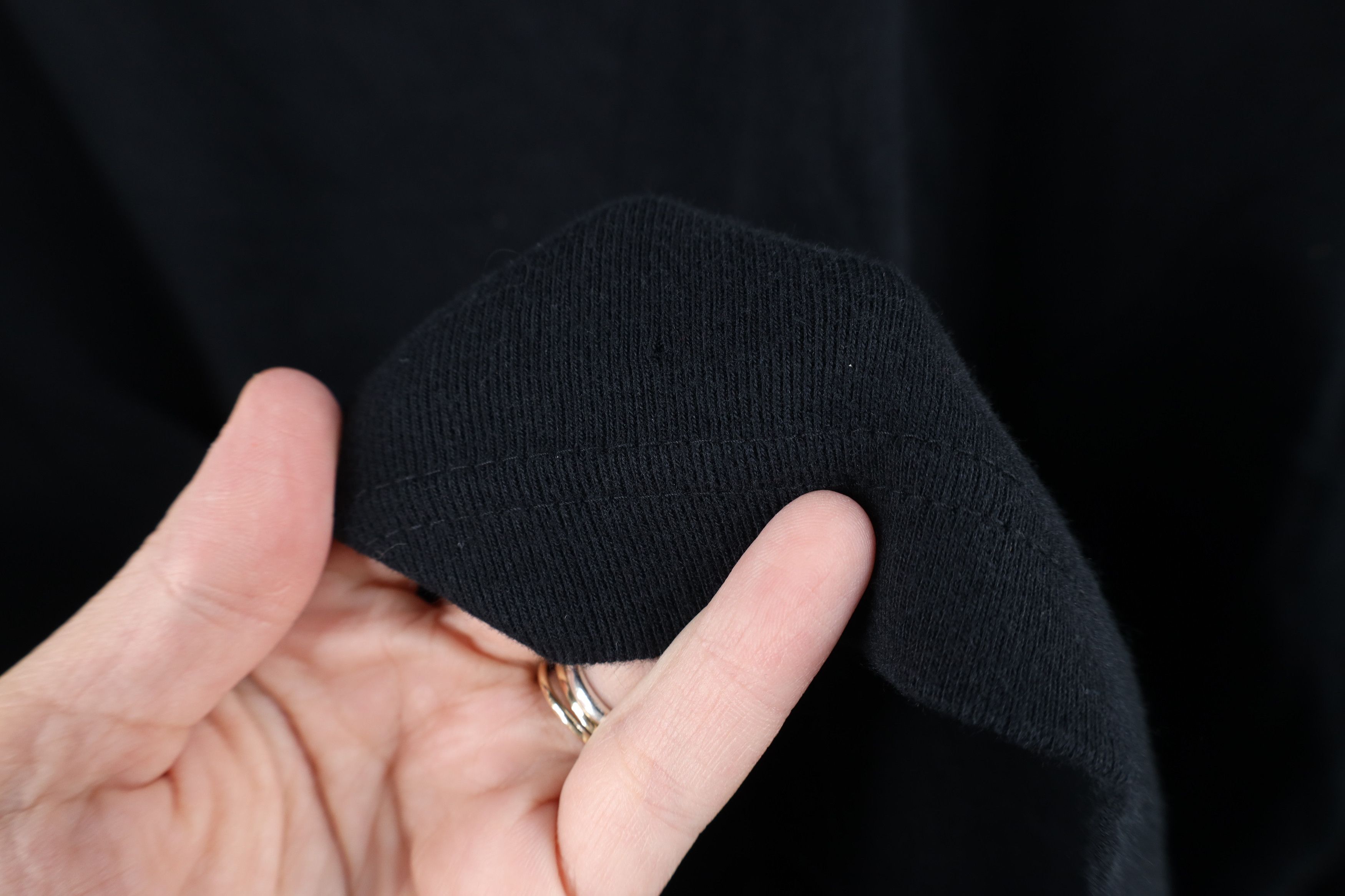 Express Vintage Express Block Ribbed Knit Long Sleeve T-Shirt Black Size US XL / EU 56 / 4 - 9 Thumbnail