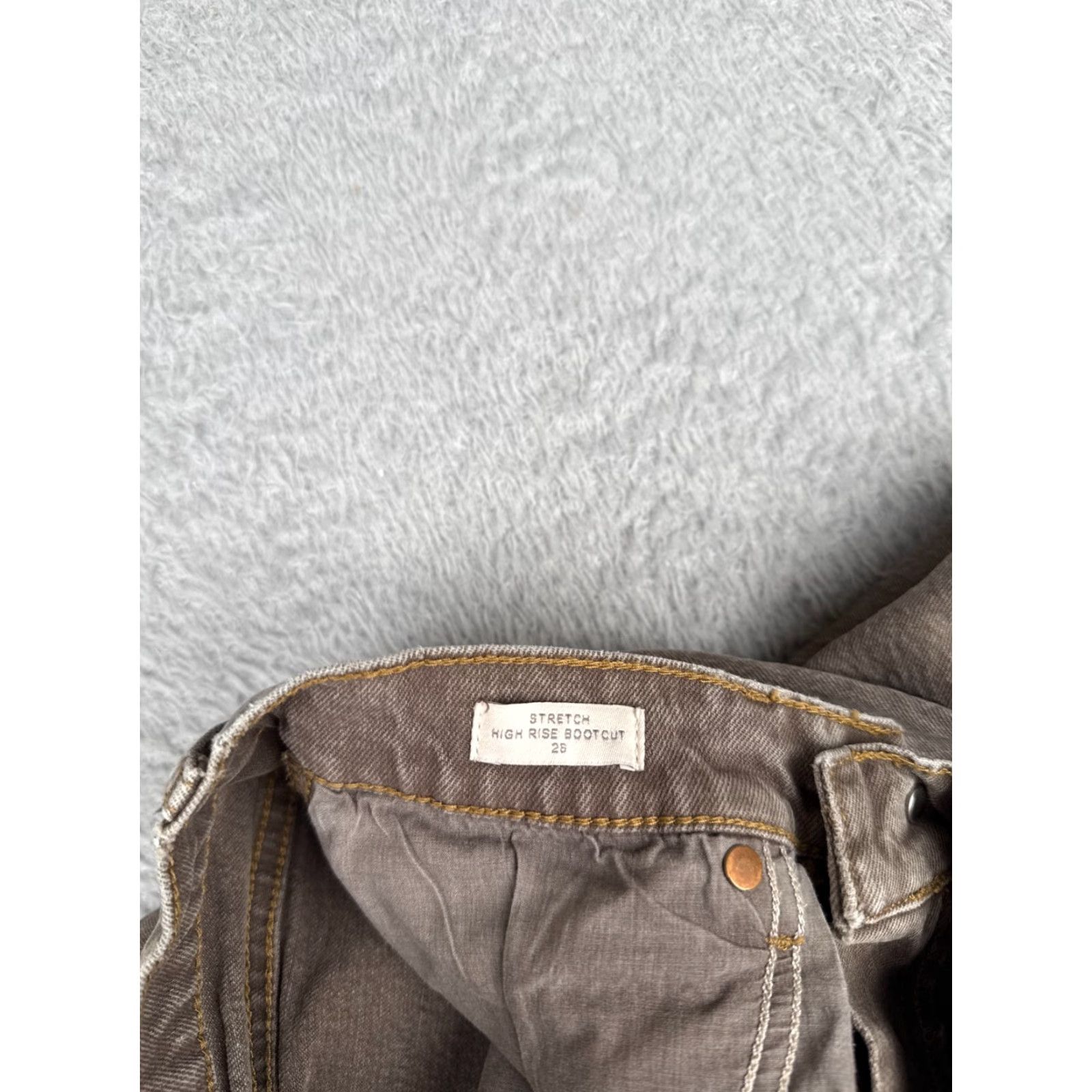 Pacsun Pacsun Jeans Womens 25 Brown Denim Stretch High Rise Bootcut Cotton Blend 25x29 Size 42" / US 20 - 7 Thumbnail