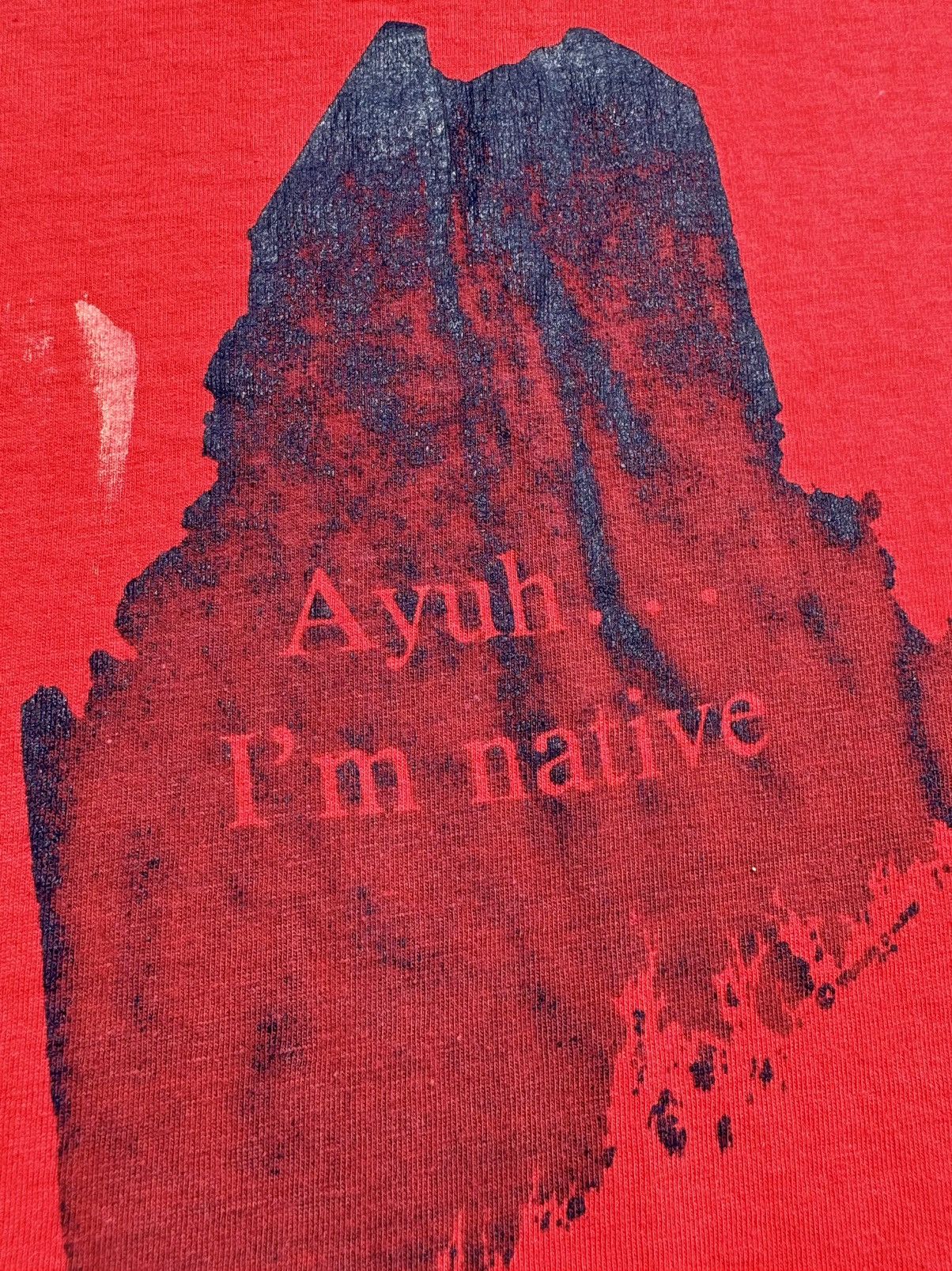 Hanes × Vintage 1980 Vintage Native Indian Tribe 80’s Hanes T-Shirt Size US L / EU 52-54 / 3 - 10 Thumbnail