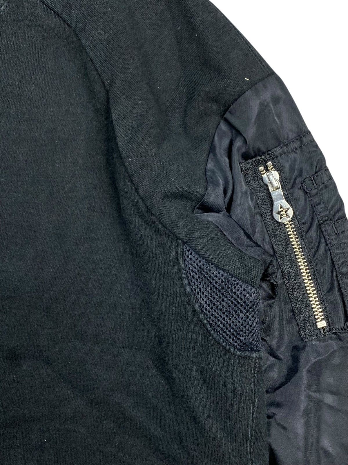PHENOMENON AW 14 Phenomenon x MCM - MA-1 Bomber Hybrid Sweatshirt Size US M / EU 48-50 / 2 - 4 Thumbnail