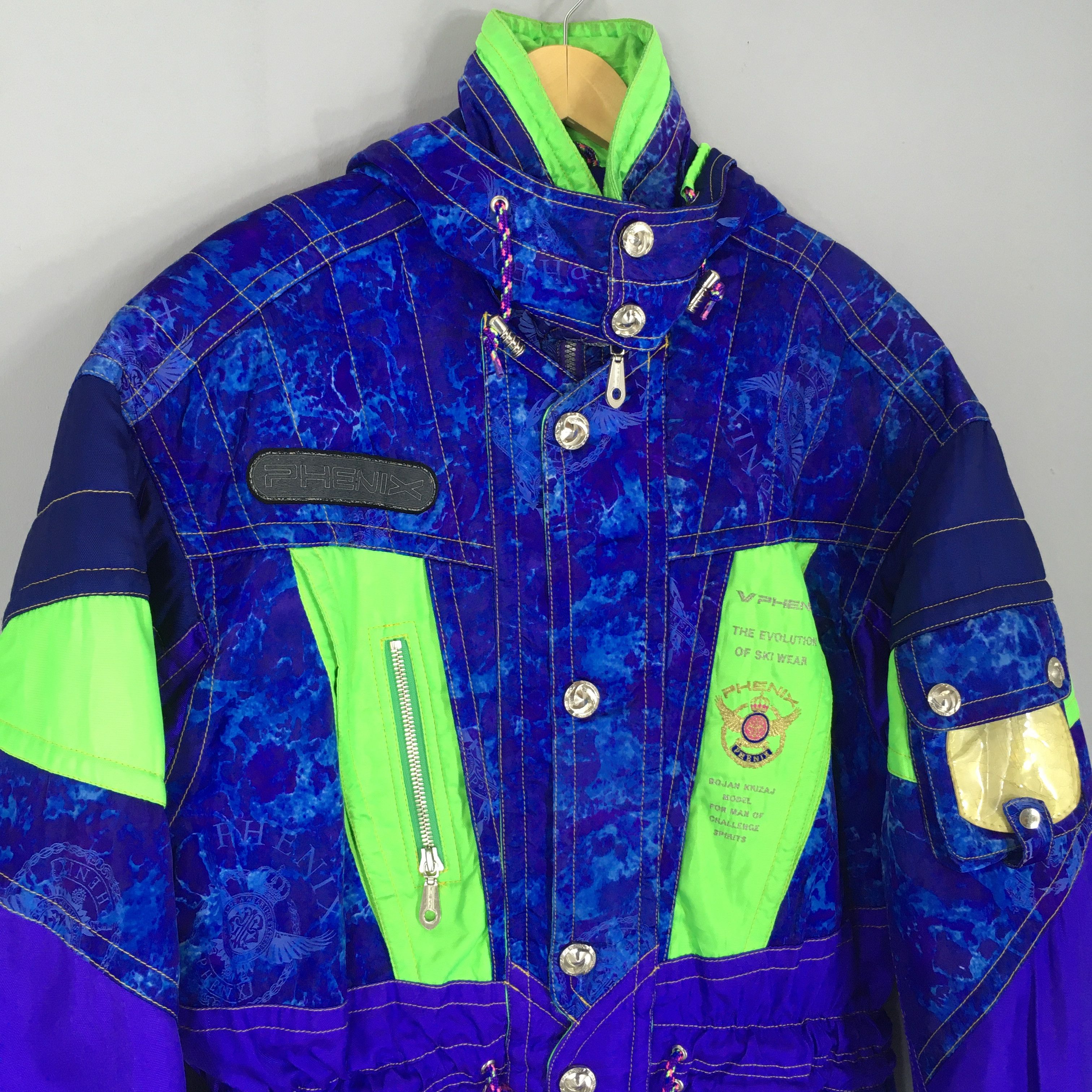 Goldwin × Vintage Vintage Phenix Japan Ski Wear Bomber Jacket Large Size US L / EU 52-54 / 3 - 4 Thumbnail