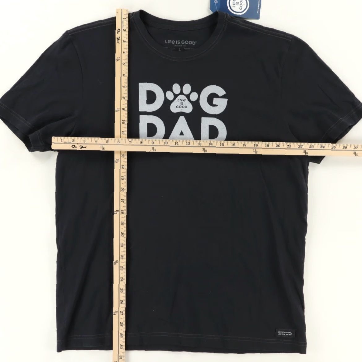 Life is Good Life is Good Dog Dad Navy Shirt Men L Size US L / EU 52-54 / 3 - 3 Thumbnail